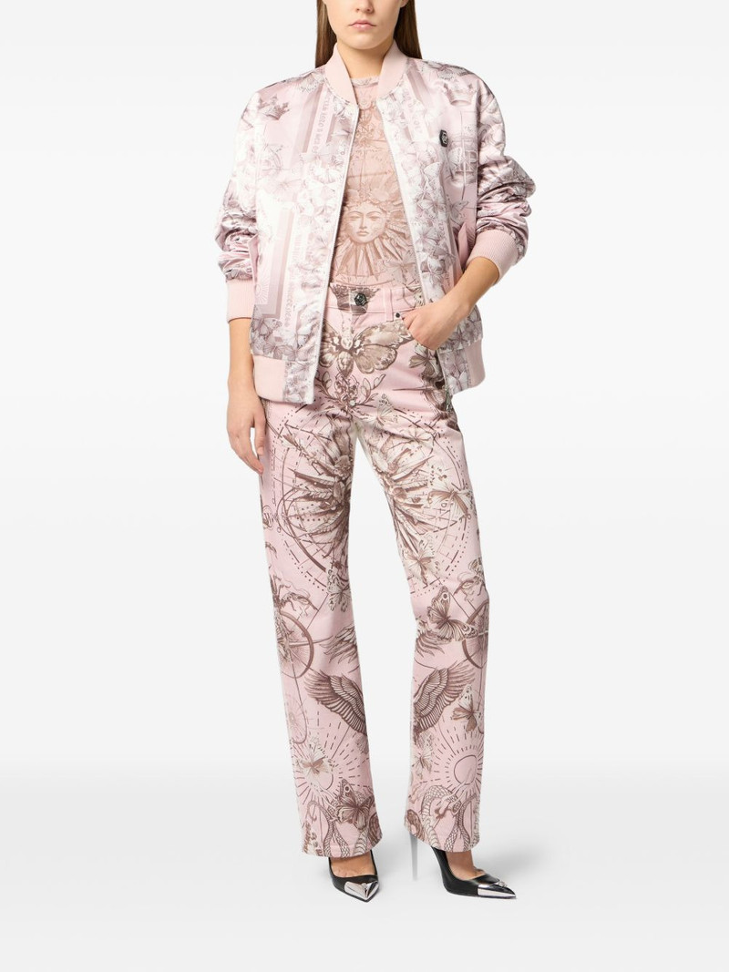 PHILIPP PLEIN printed jeans outlook