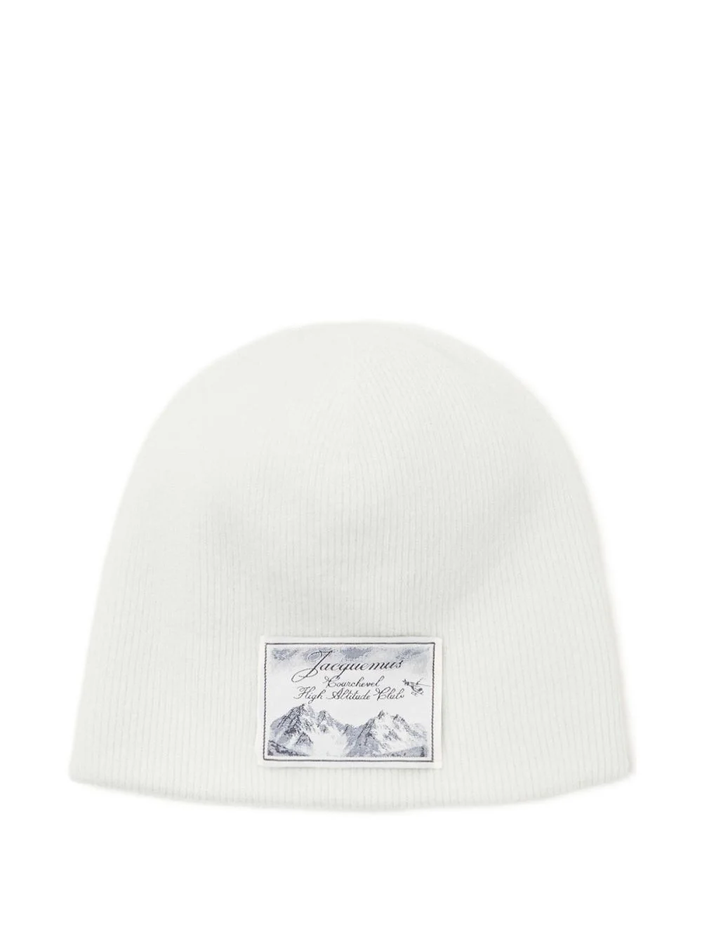 Courchevel HAC logo-patch beanie hat - 1