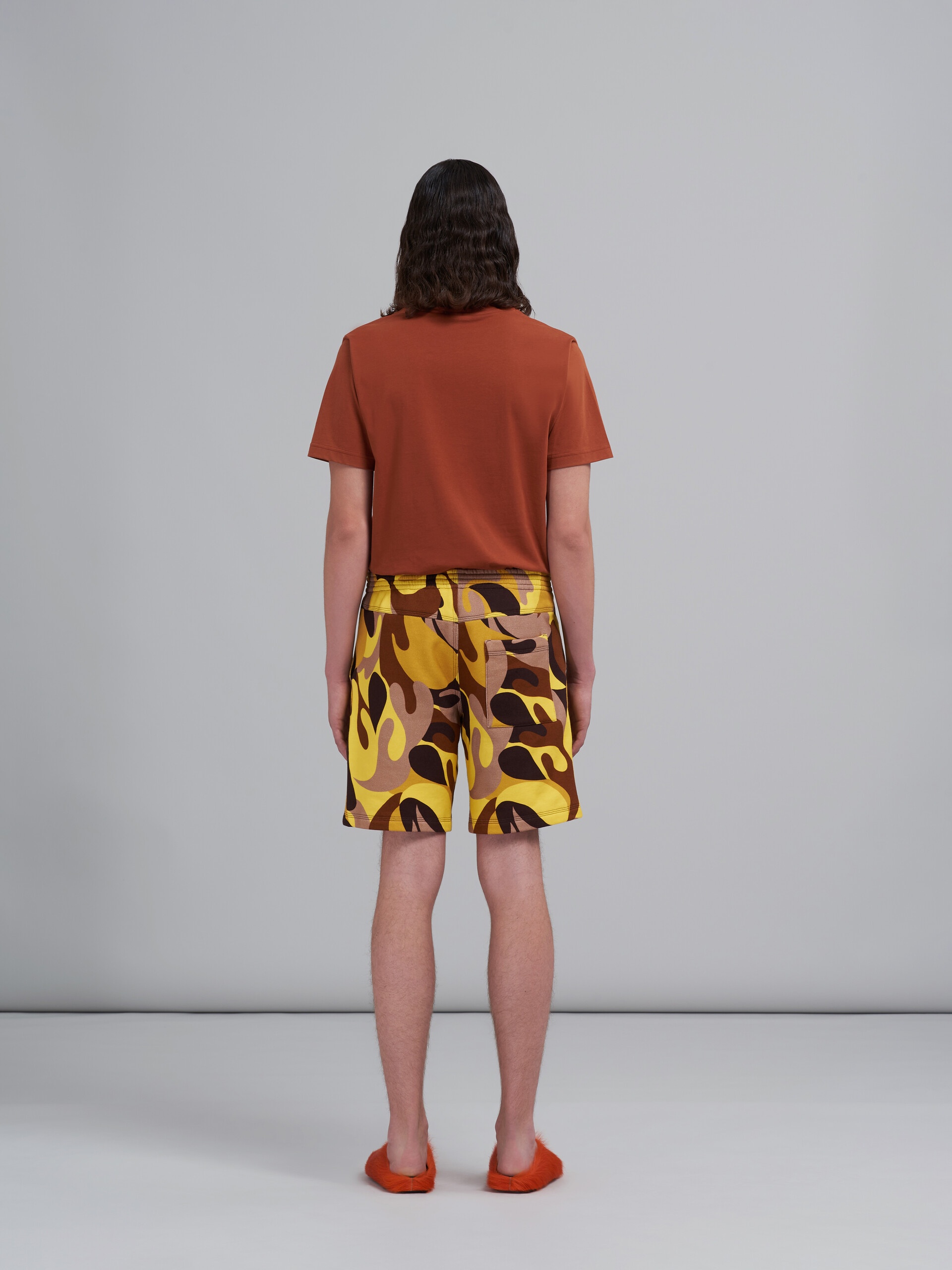 50S CAMO PRINT BRUSHED SWEATSHIRT COTTON BERMUDA SHORTS - 3