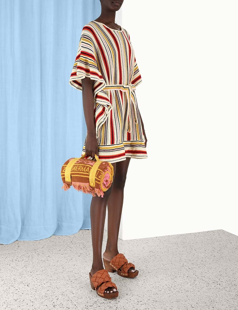 VITALI MULTI STRIPE PONCHO 3