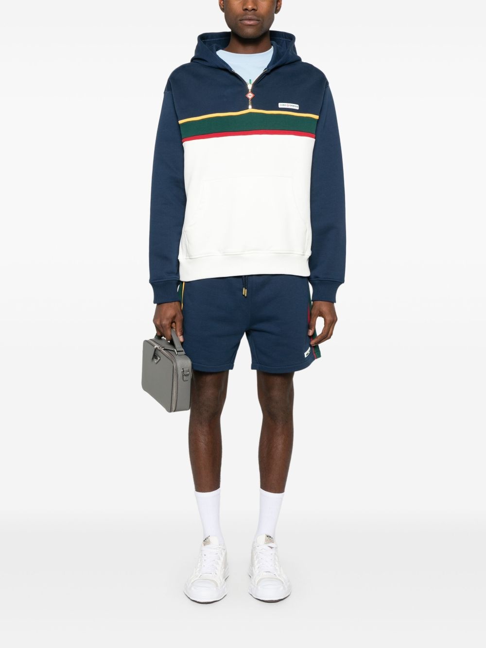 colour-block hoodie - 2