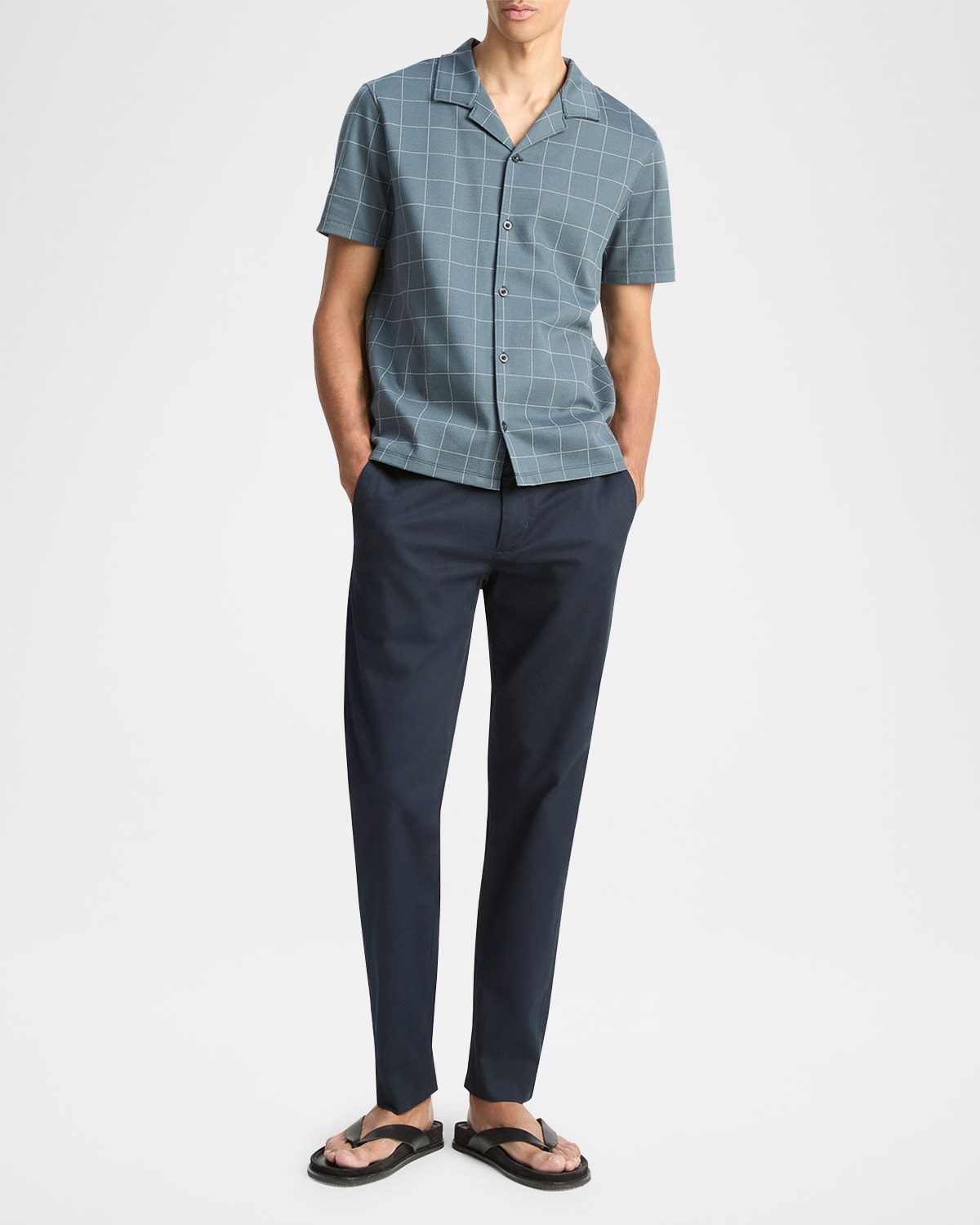 Men's Windowpane Check Camp Shirt - 2