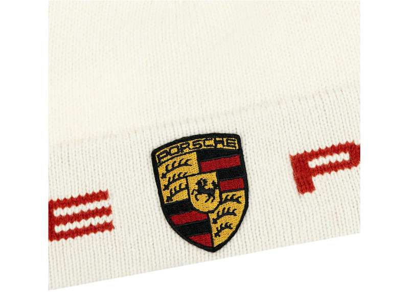 AIMÉ LEON DORE Aime Leon Dore x Porsche Wool Skullcap Cream outlook