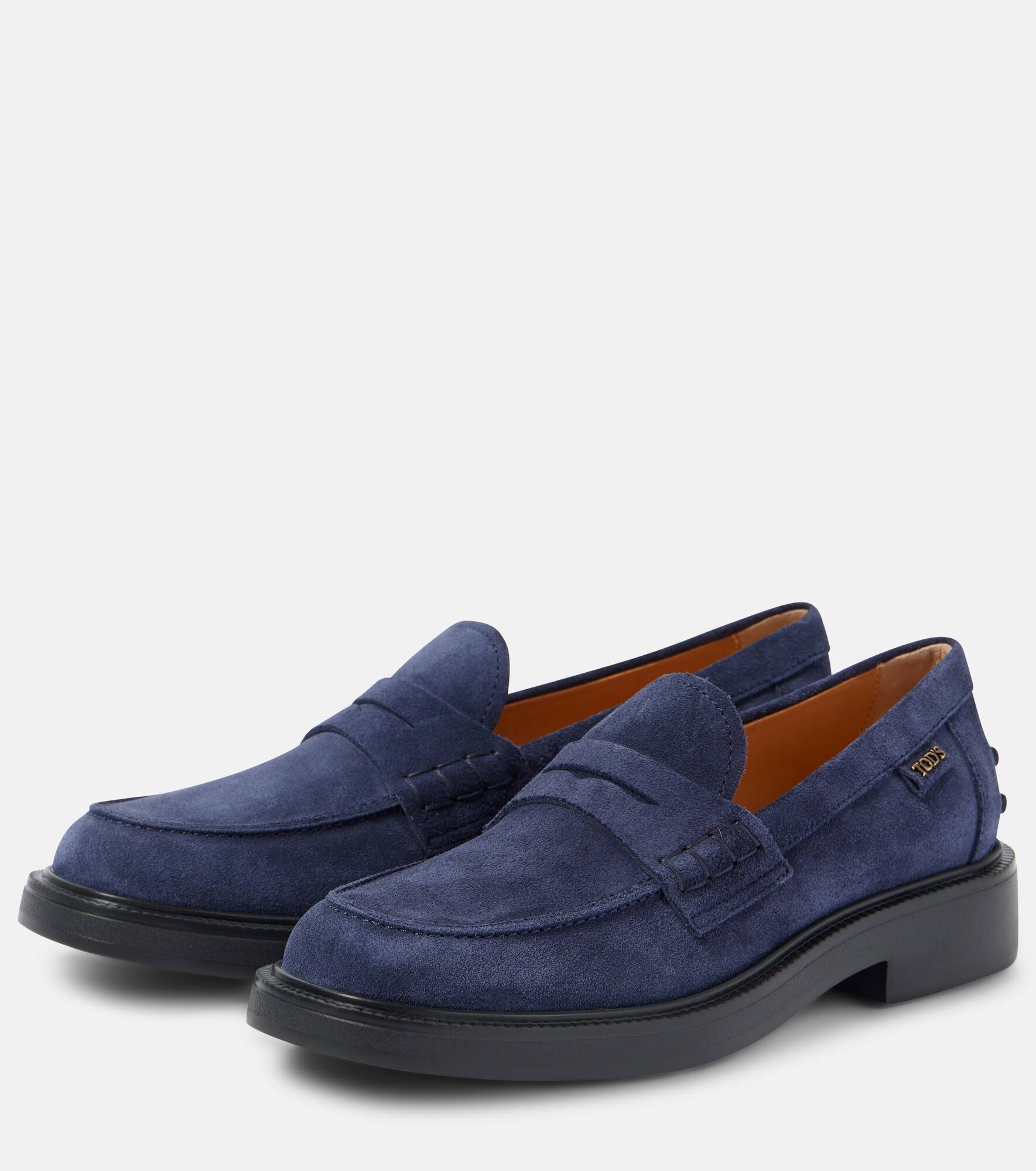 Suede penny loafers - 5