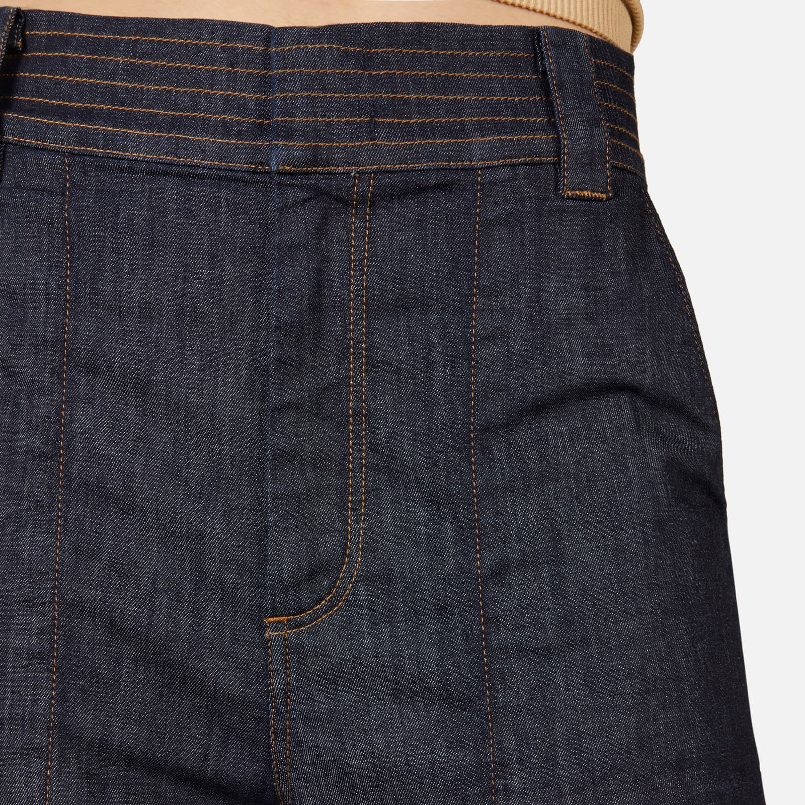 Mom Fit Pants in Denim Blue - 5