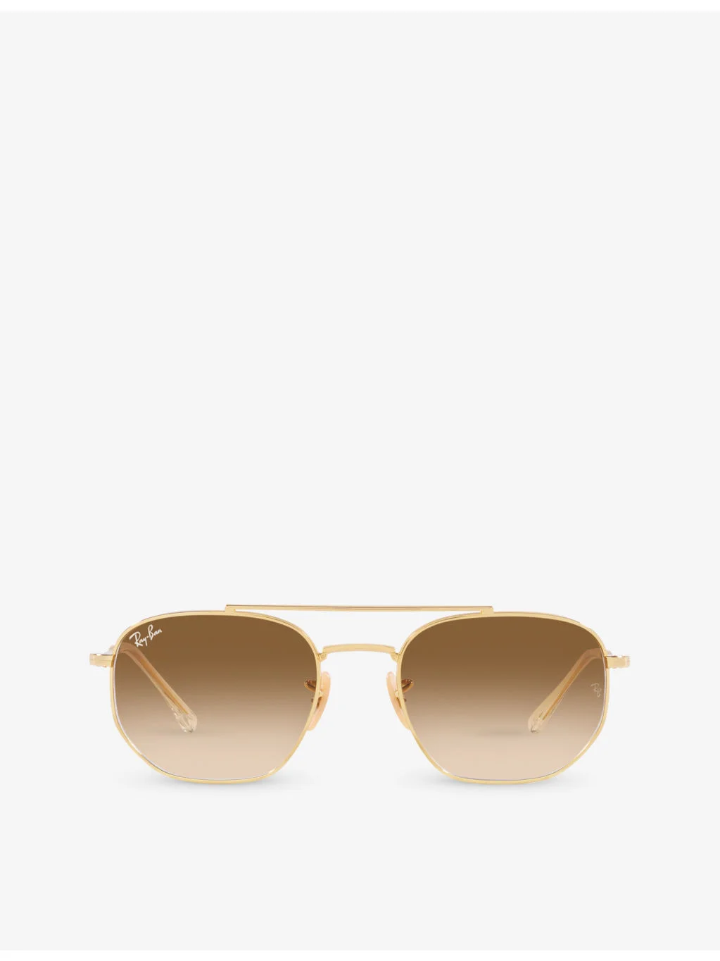 RB3707 faceted-shape metal sunglasses - 1