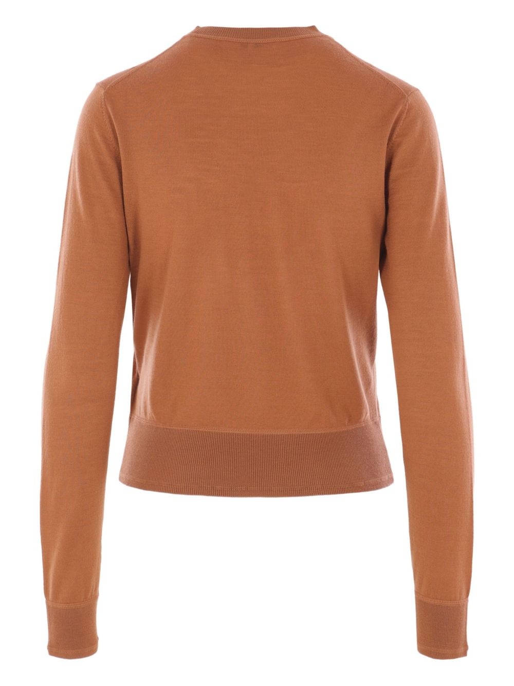 logo-embroidered crew-neck top - 2