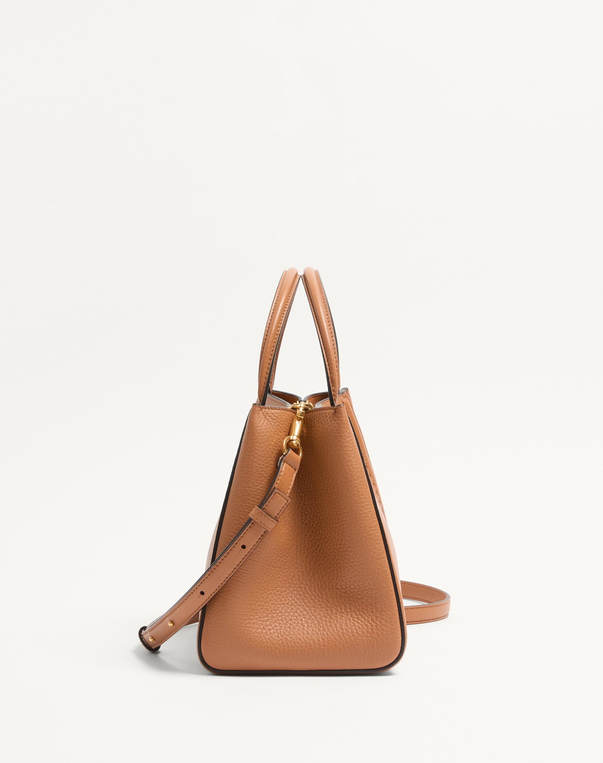 VALENTINO GARAVANI ALLTIME MEDIUM HANDBAG IN GRAINY CALFSKIN - 3