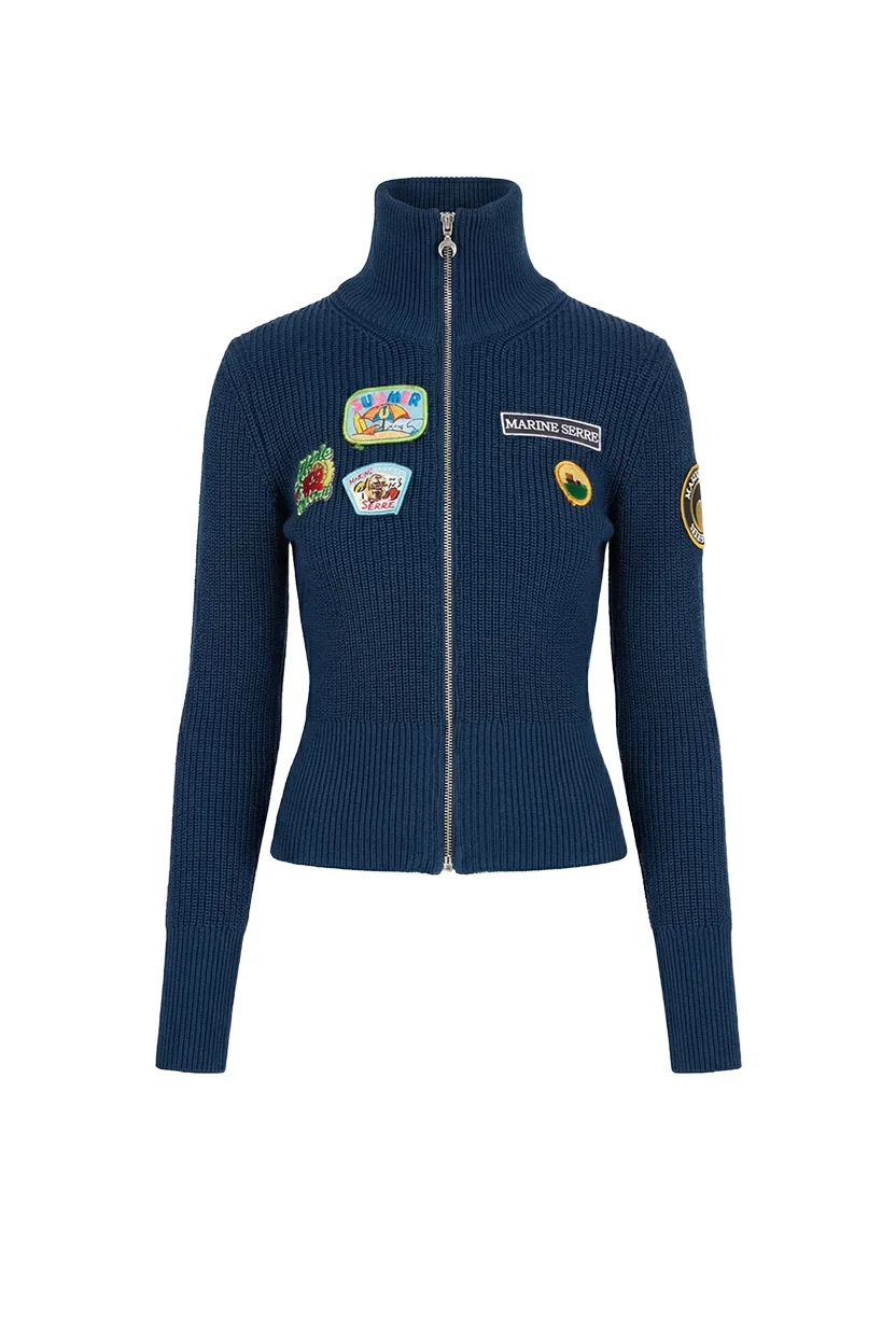 Deadstock scout patches cardigan - 1