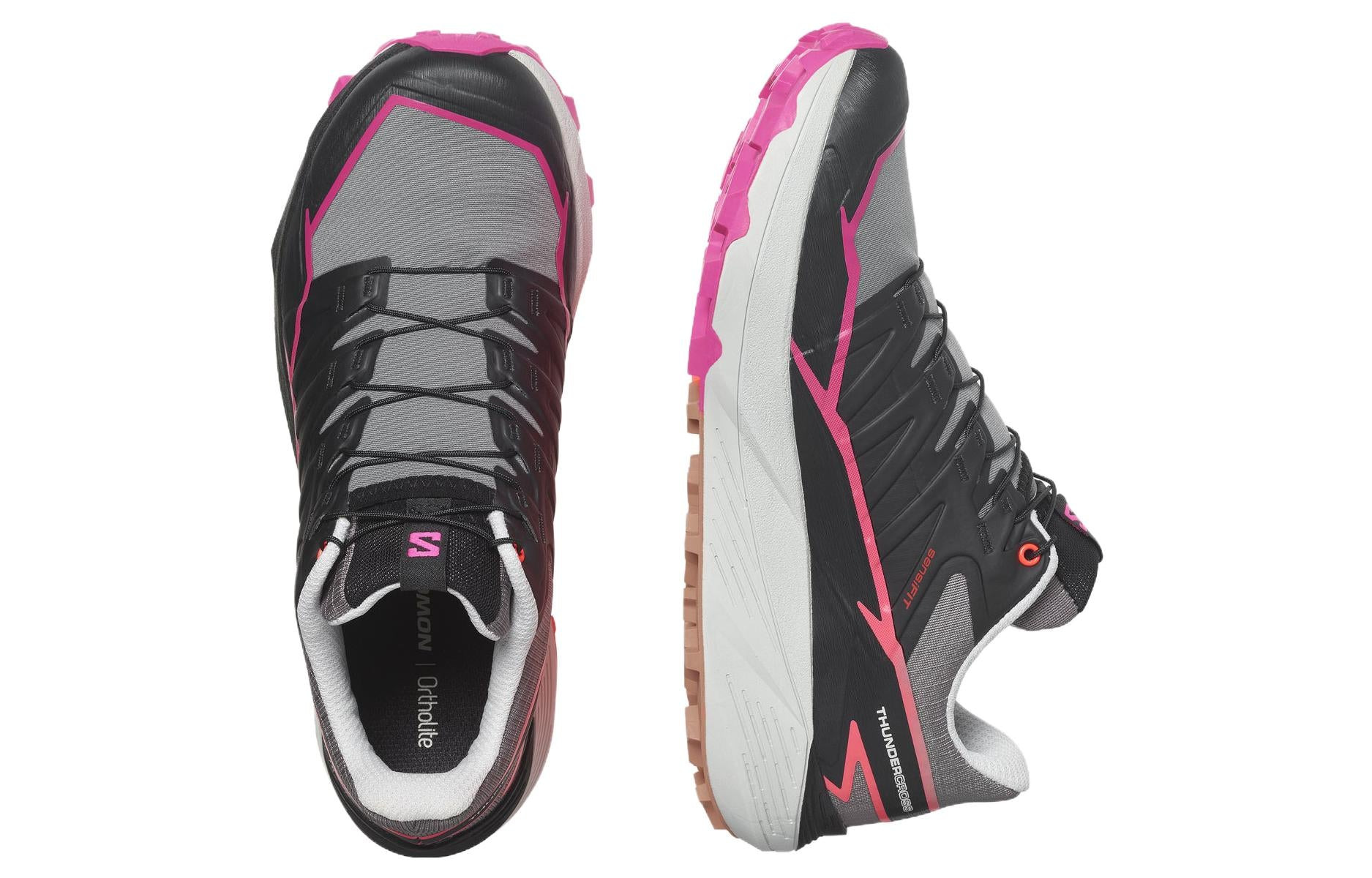 (WMNS) SALOMON Thundercross 'Plum Kitten Black' 473827 / L47382700 - 3