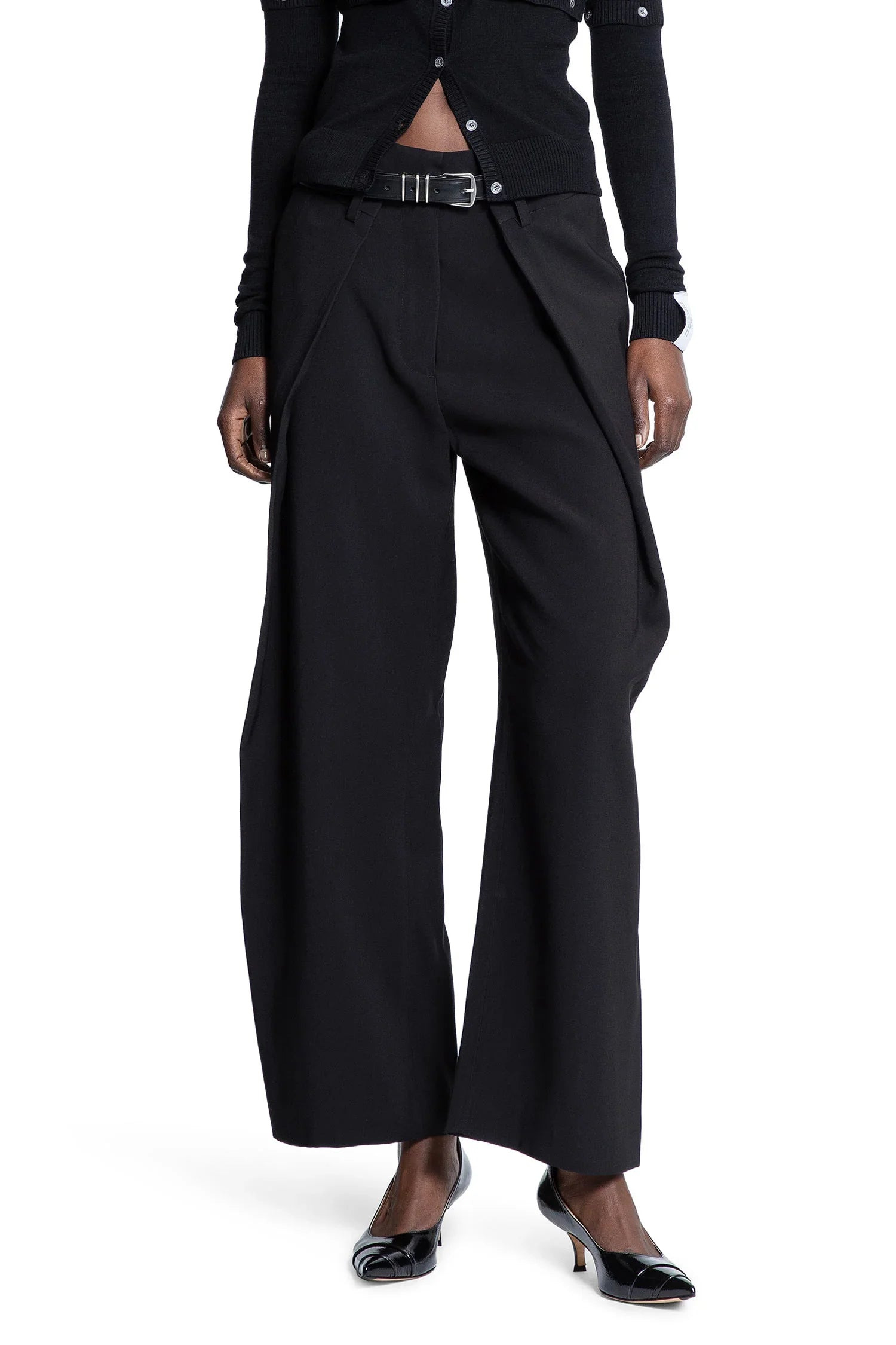 Pleated-Wide-Trousers - 6