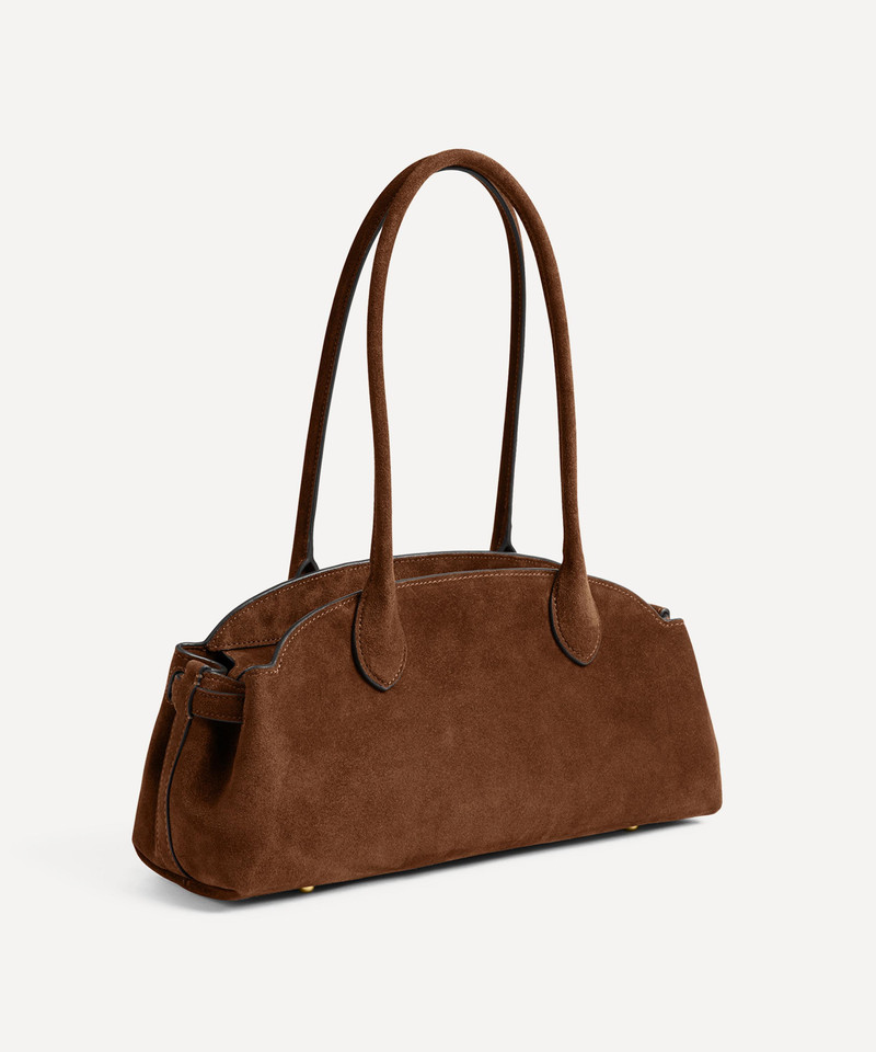 Empire Carryall Suede Top Handle Bag 34 3