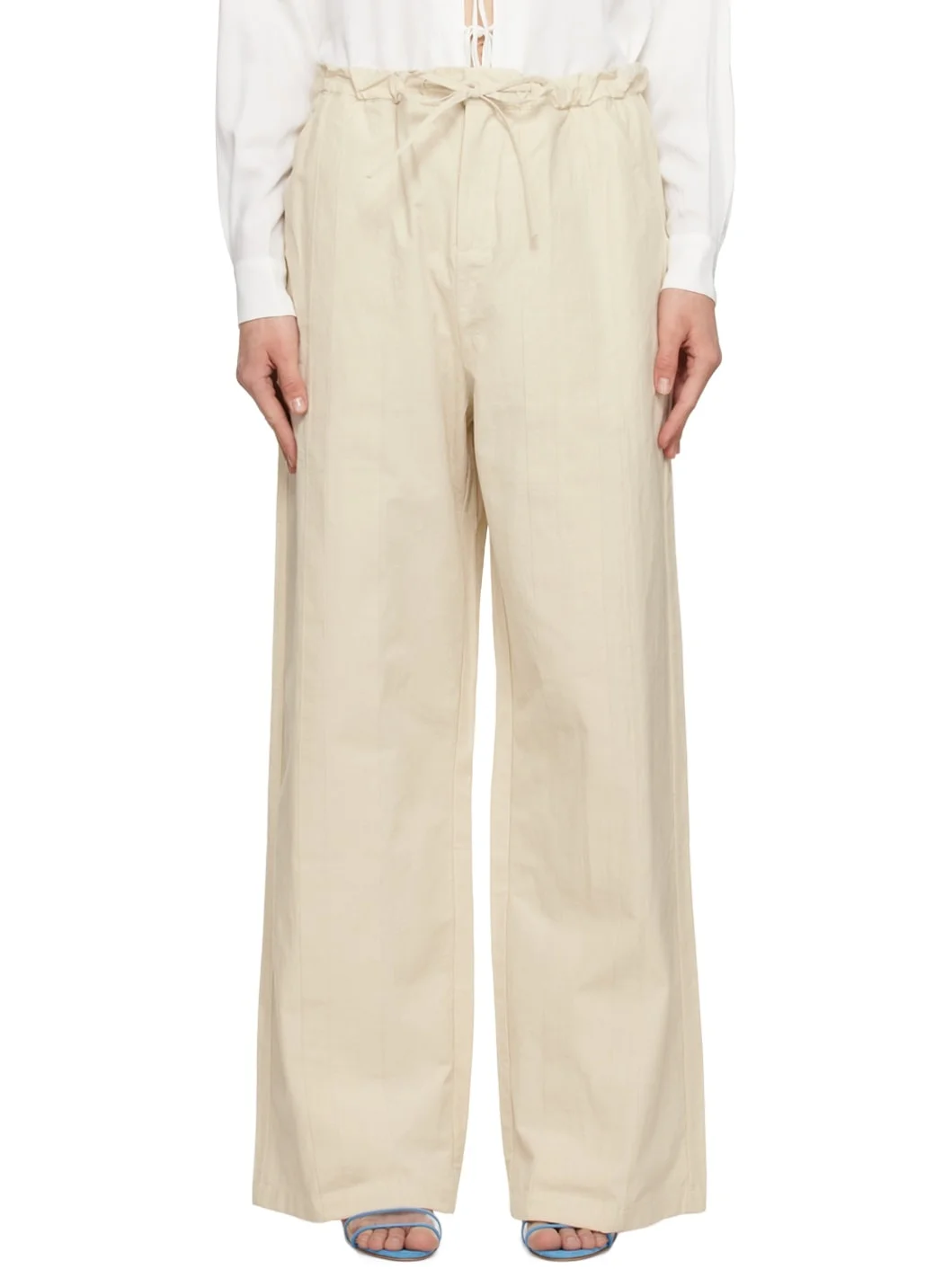 Off-White Multi Paneled Trousers - 1