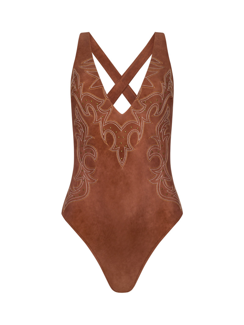 Lisa Plunge One-Piece Swimsuit 1