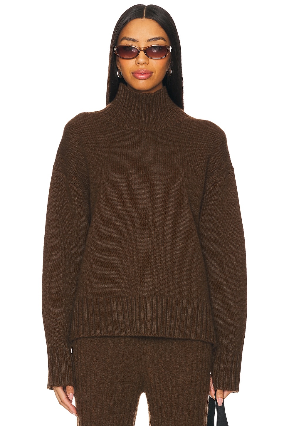 Cozy Cashmere Turtleneck Sweater - 1