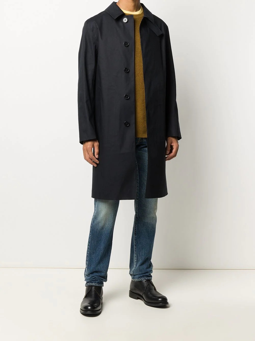 OXFORD bonded three-quarters coat - 2