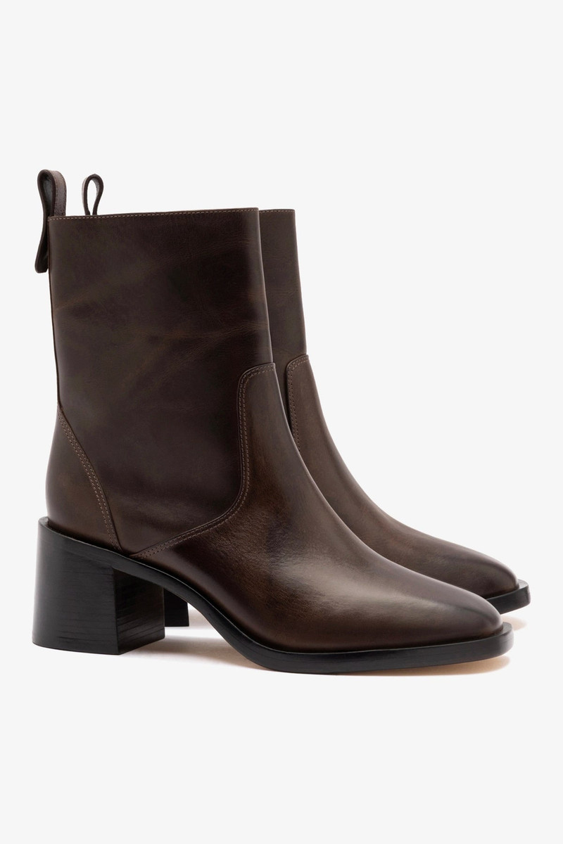 Mini Ricky Boot In Brown Shadow Leather 3