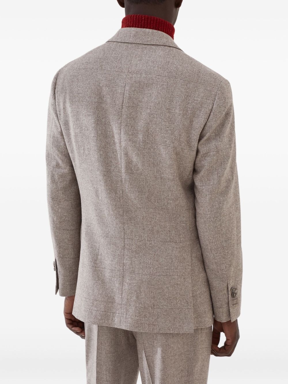 prince wales-pattern blazer - 4
