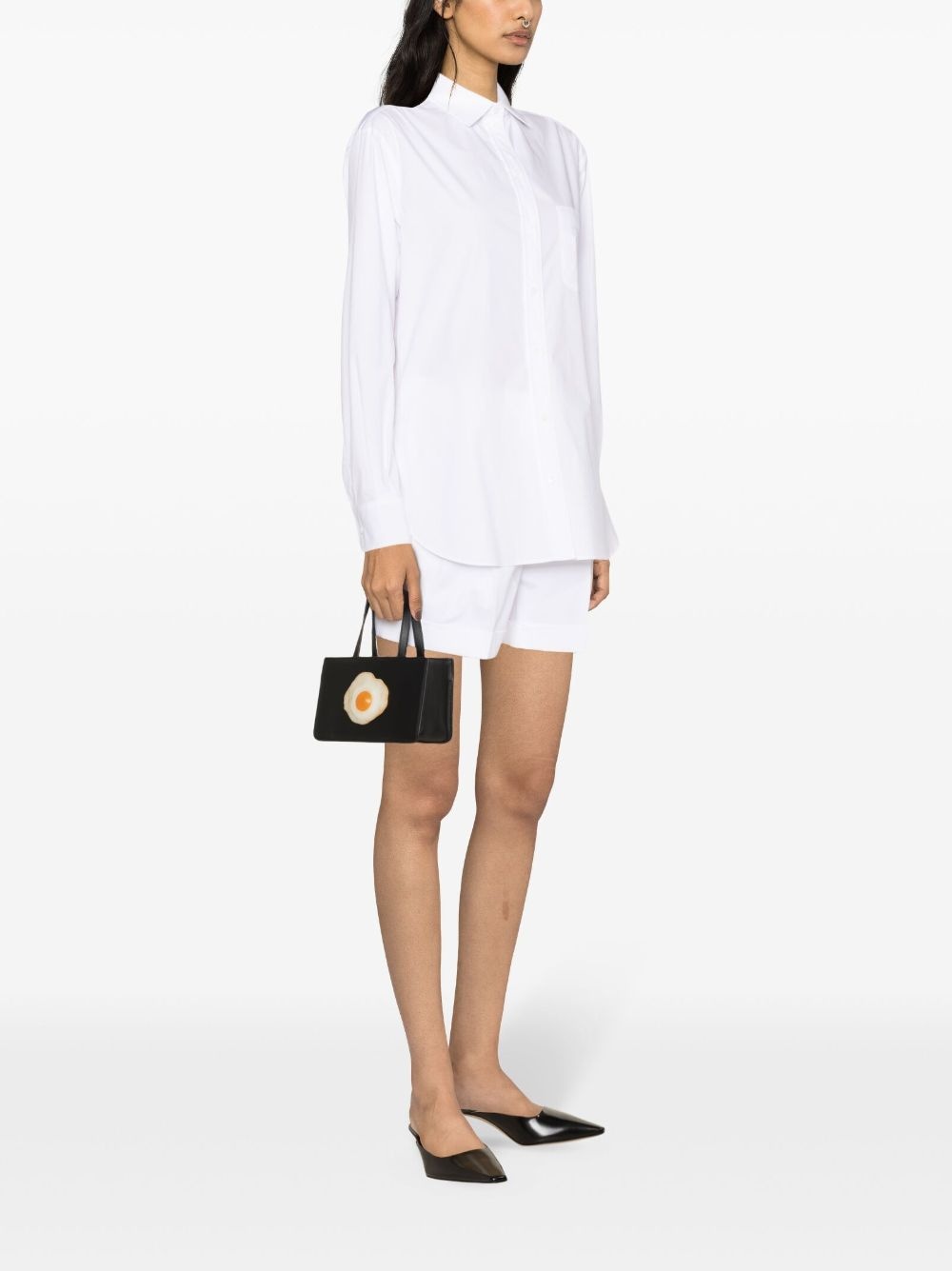 chest-pocket poplin shirt - 3