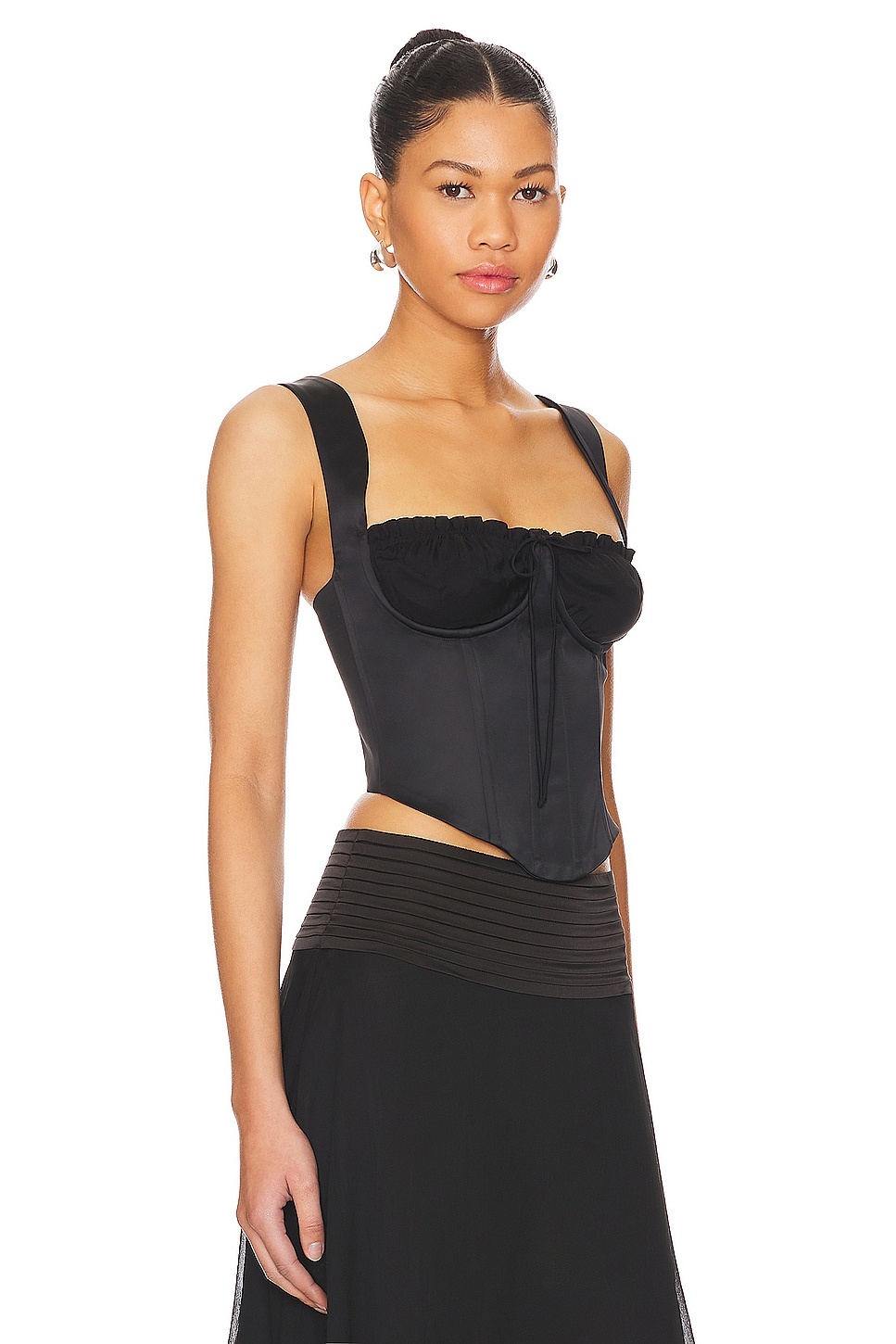 Ruched Cup Bustier Top - 2