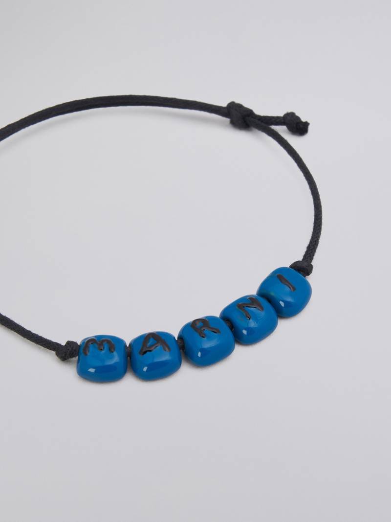 BLUE LOGO BRACELET 4