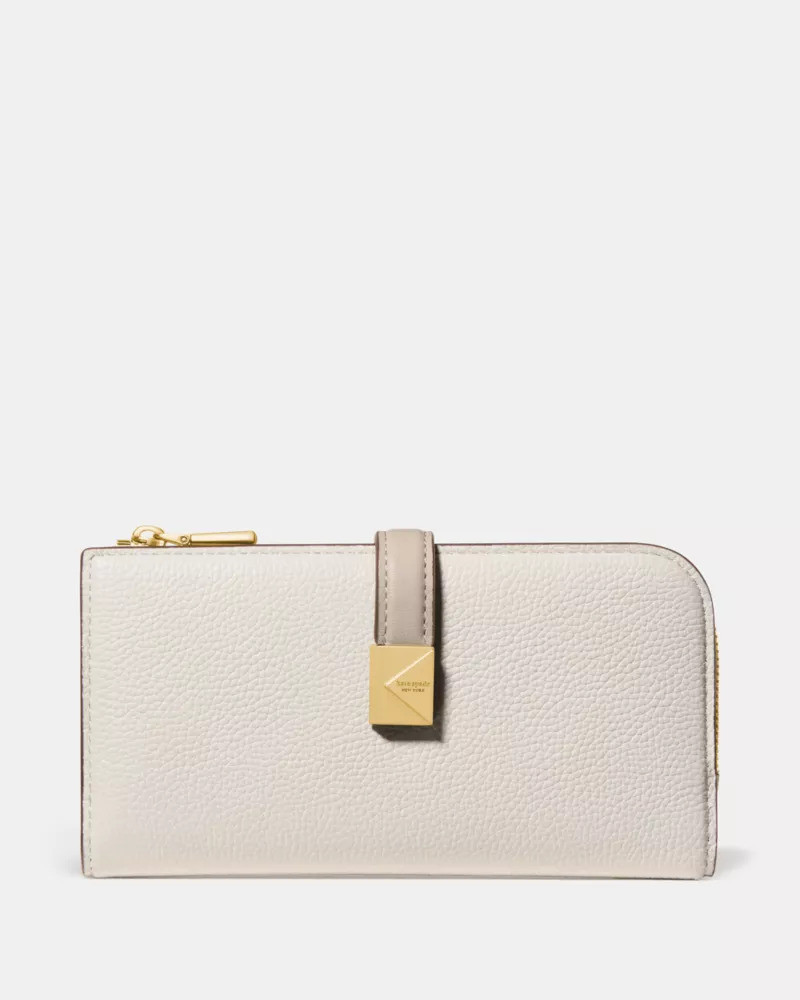 Deco Colorblocked Zip Slim Wallet 1