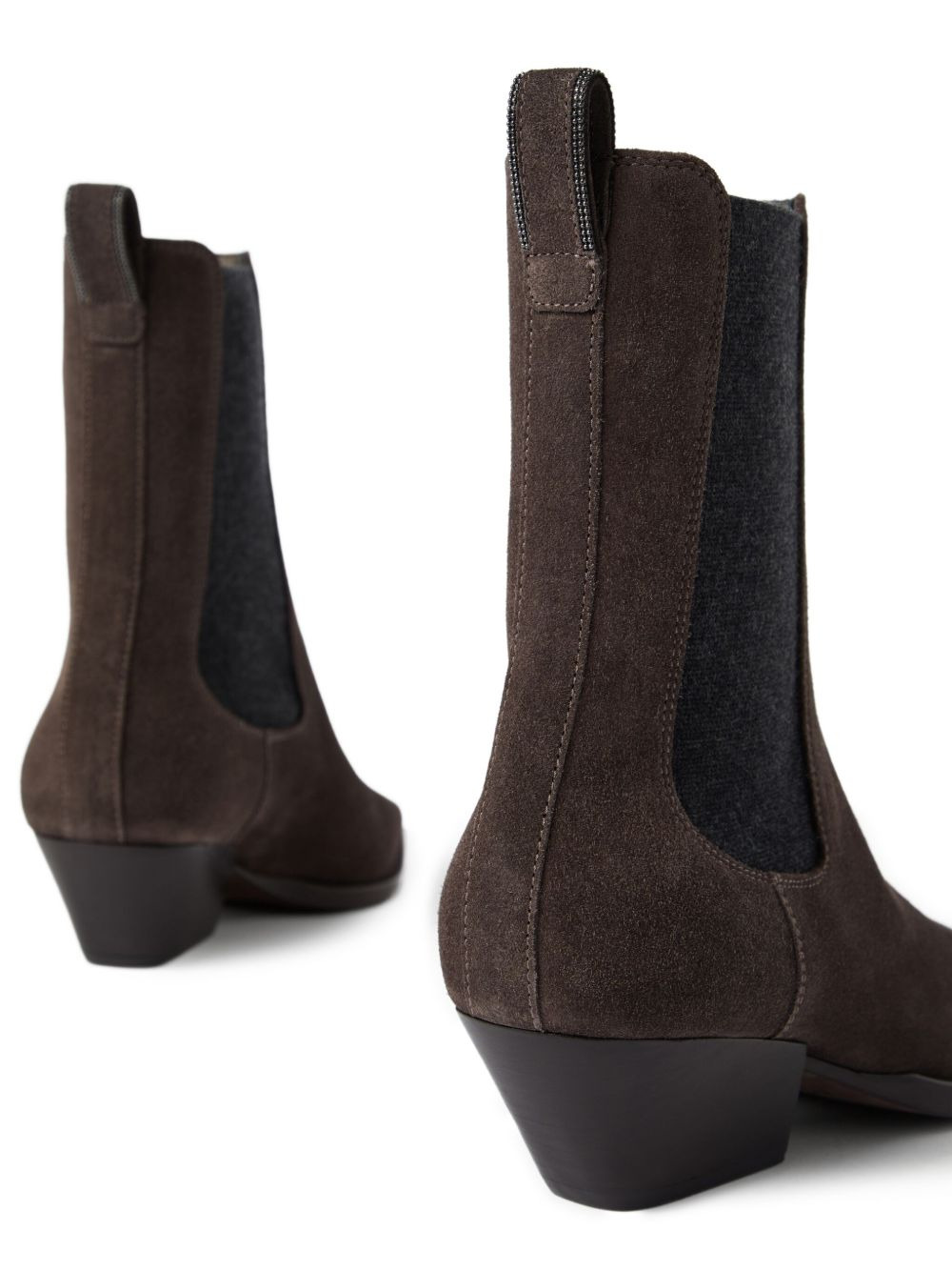 50mm Monili-chain leather boots - 4