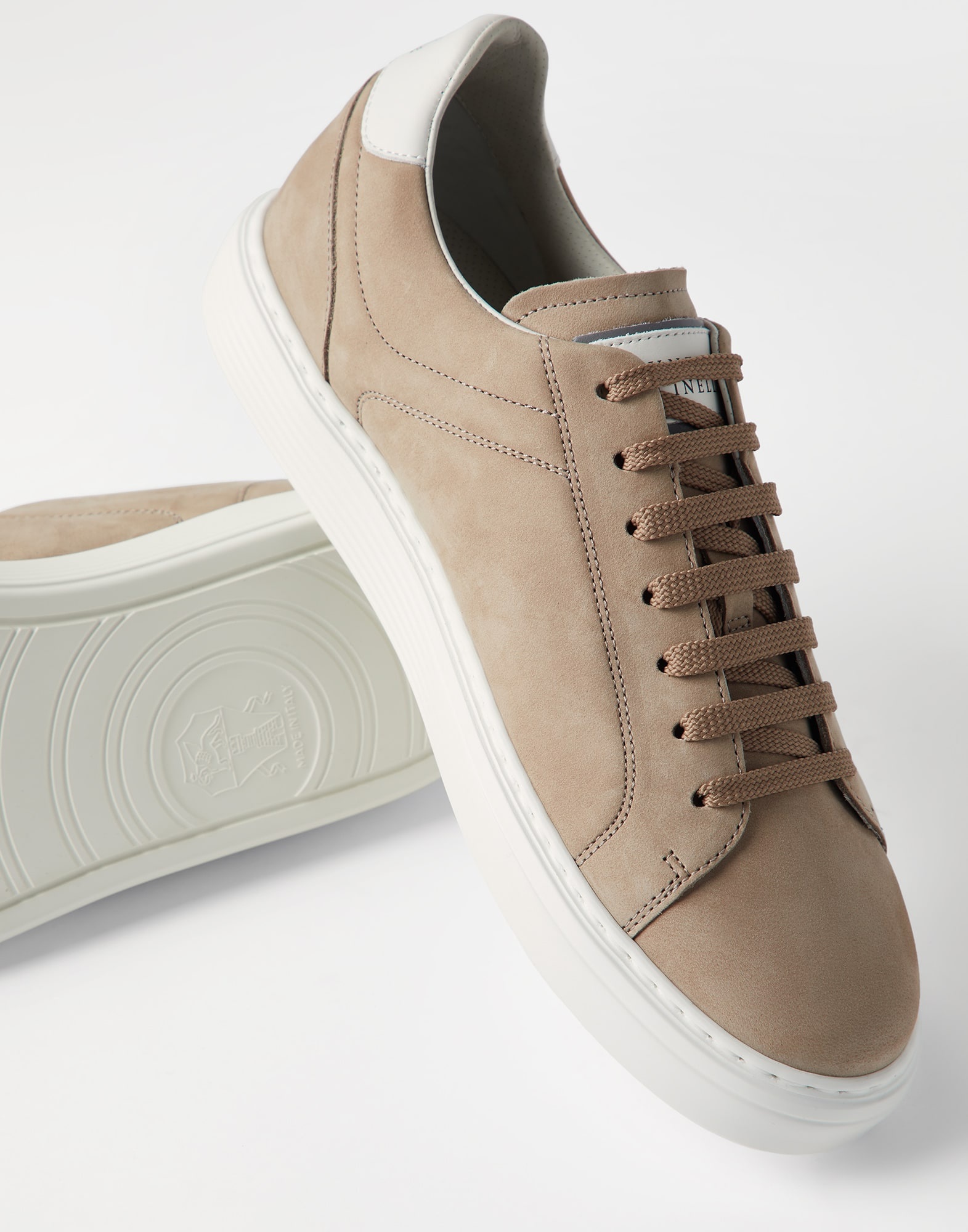 Nubuck calfskin sneakers - 3