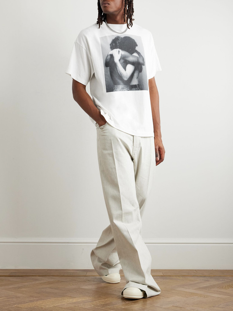 SAINT M×××××× + Robert Mapplethorpe Printed Cotton-Jersey T-Shirt White outlook