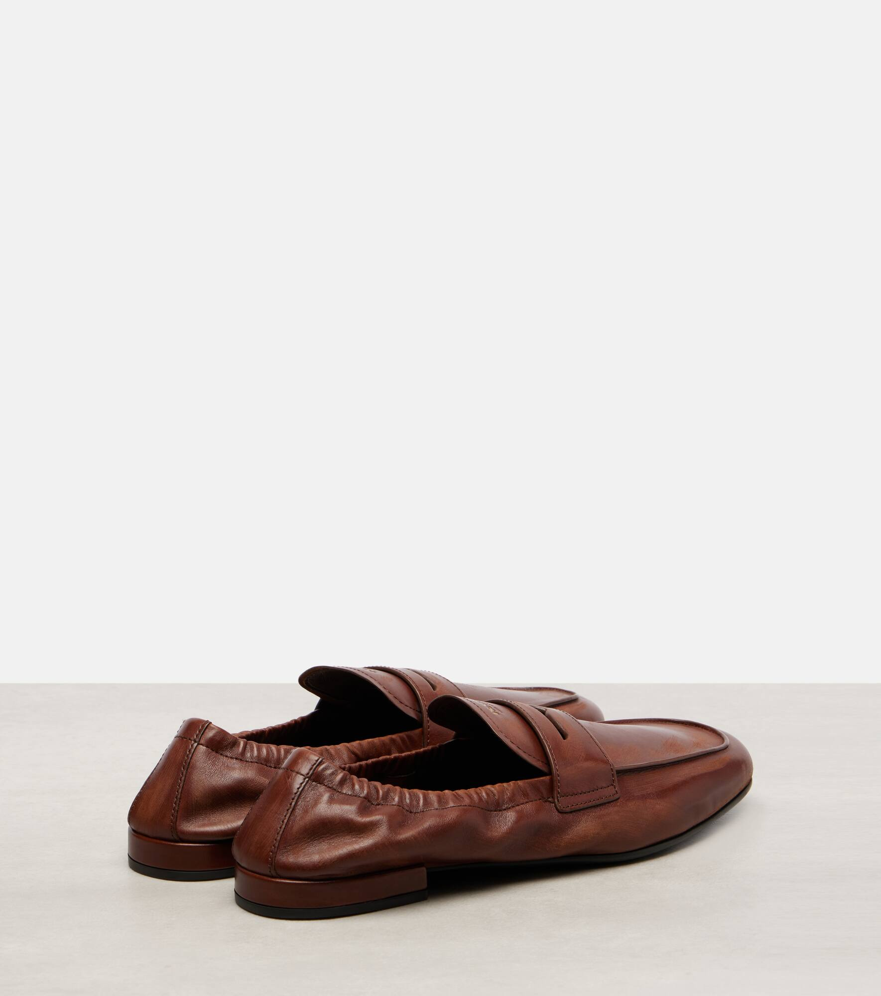 Leather penny loafers - 2