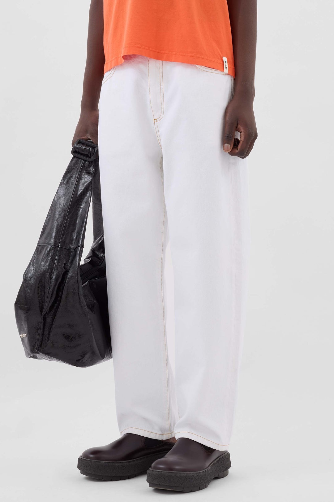 TAPERED PANTS / optical white - 2