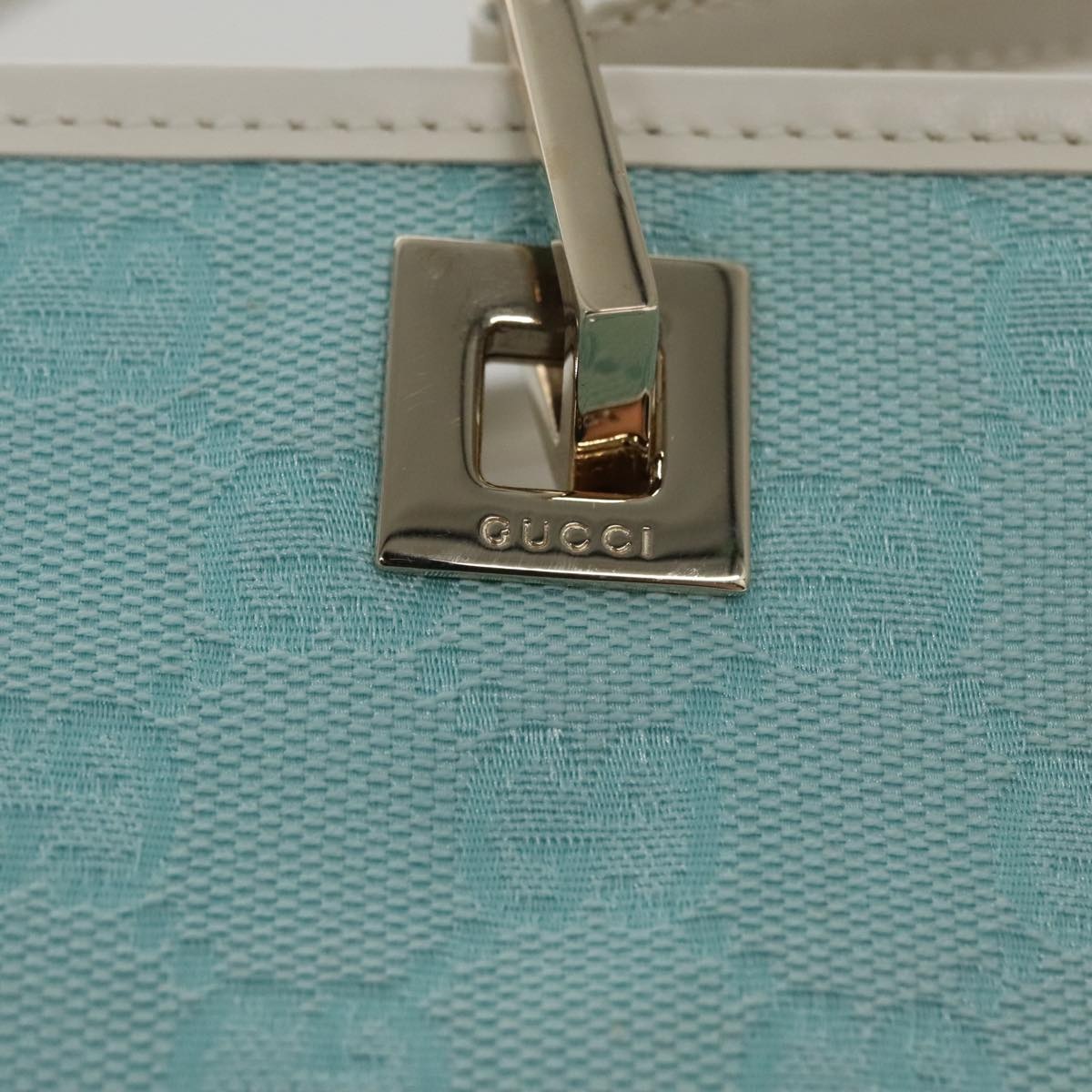 GUCCI GG Canvas Tote Bag Light Blue - 15