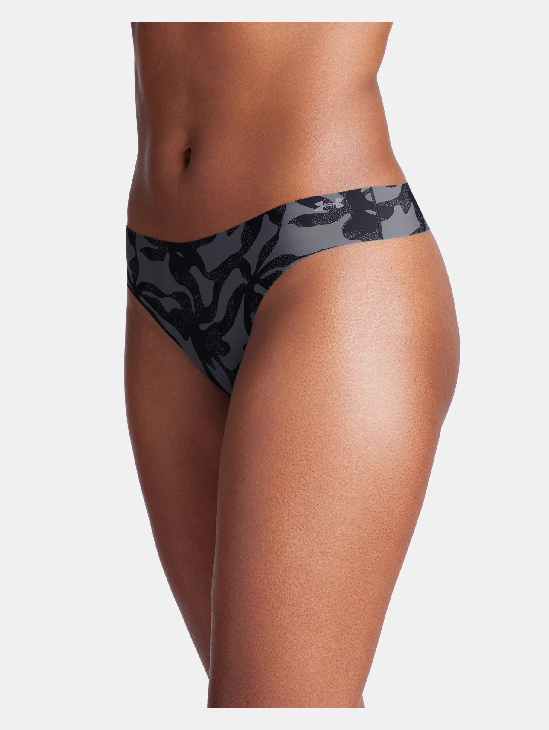 Women's UA Pure Stretch 3-Pack Printed No Show Thong - 3