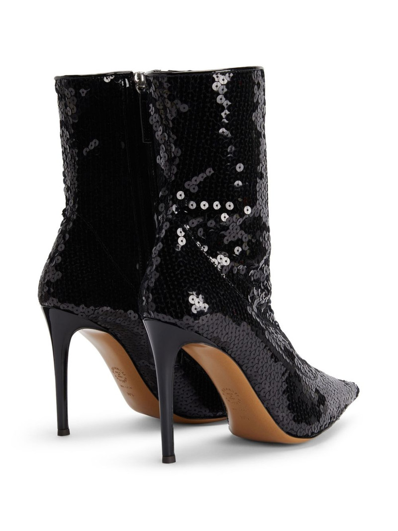 100mm sequin-embellished boots 3