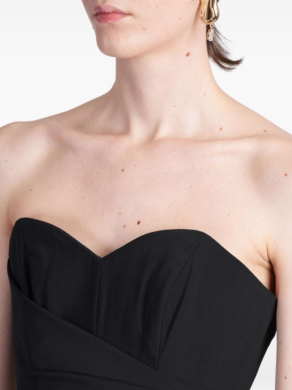 strapless mini dress - 5