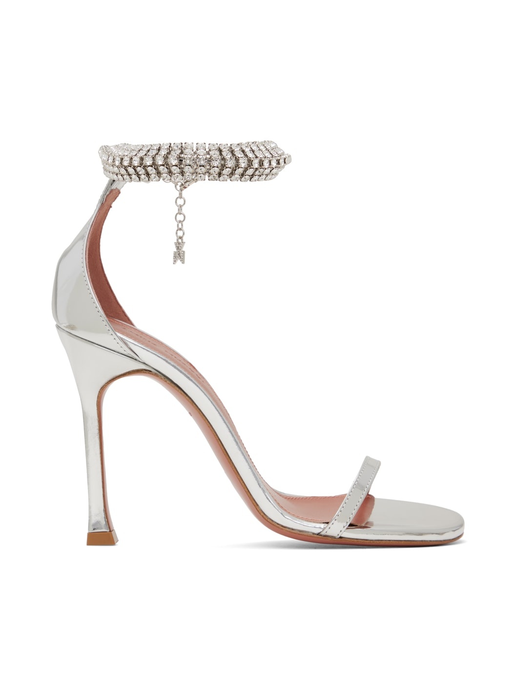 Silver Iman Sandal Heeled Sandals - 1