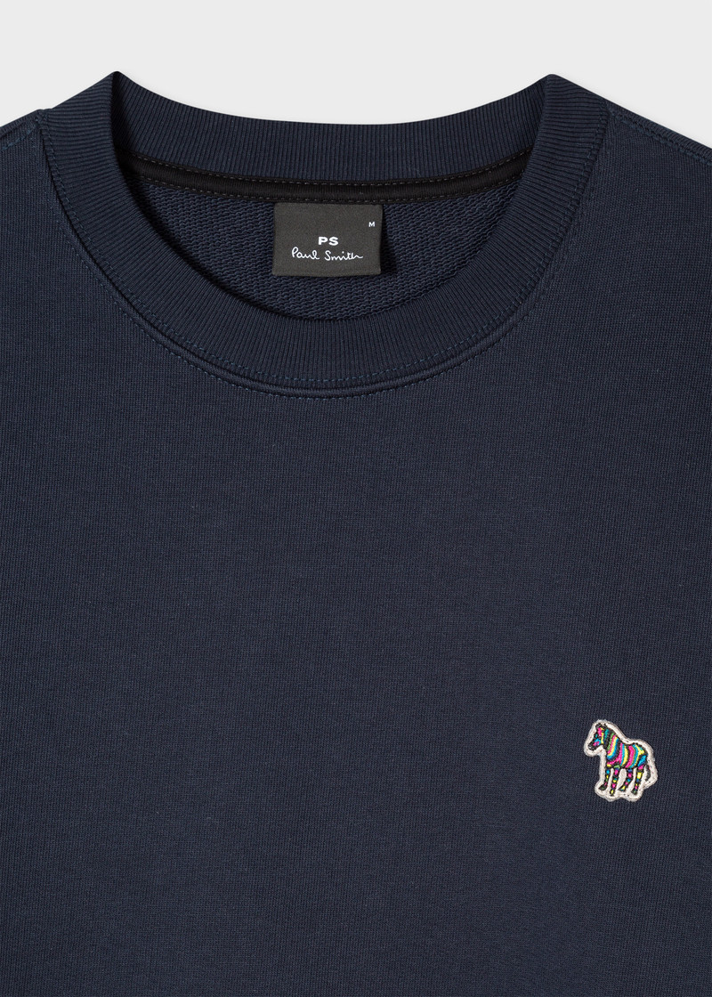 Regular-Fit Navy Zebra Sweatshirt 3