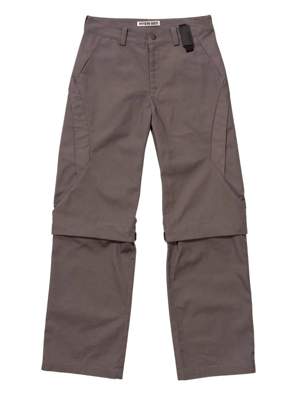 detachable-zip trousers - 1
