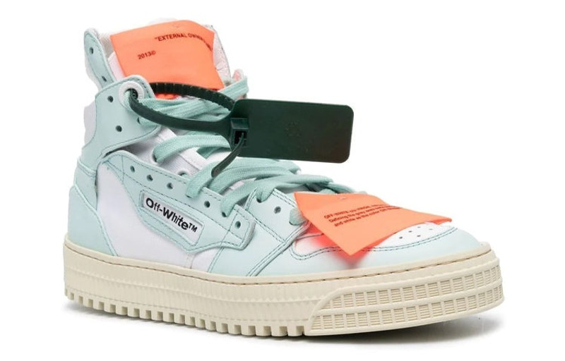 Off-White (WMNS) Off-White Off-Court 3.0 High Sneaker 'White Teal' OWIA112F22LEA0010151 outlook