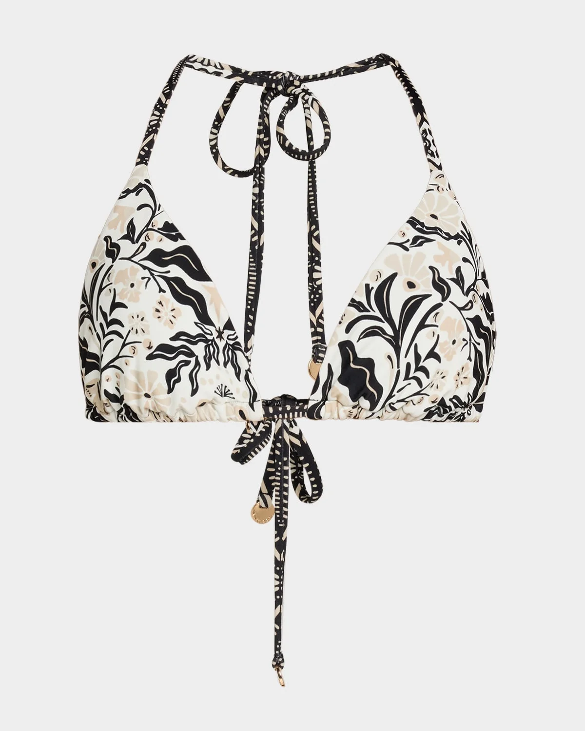 Printed Nikoleta Triangle Bikini Top - 1