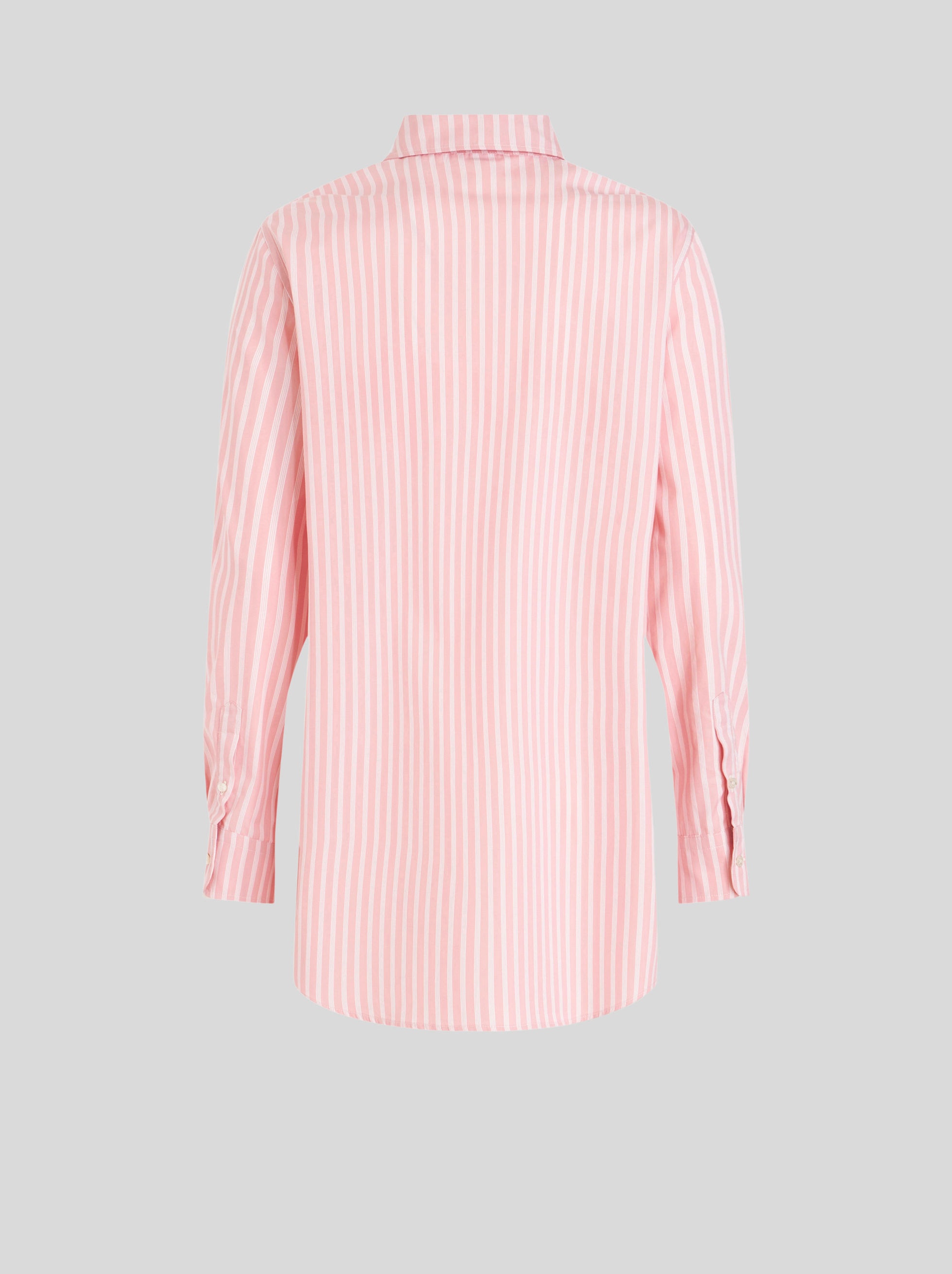 STRIPED SHIRT WITH EMBROIDERED PEGASO - 5