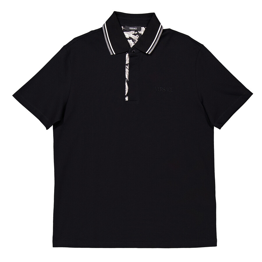 Versace Embroidered Logo Cotton. Polo Shirt - 5