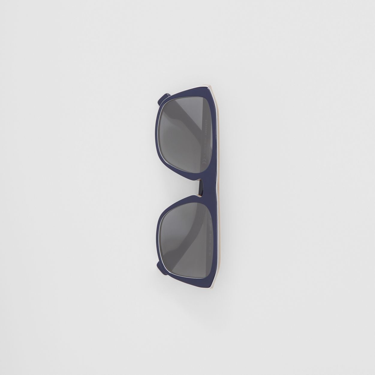 Icon Stripe Detail Square Frame Sunglasses - 4