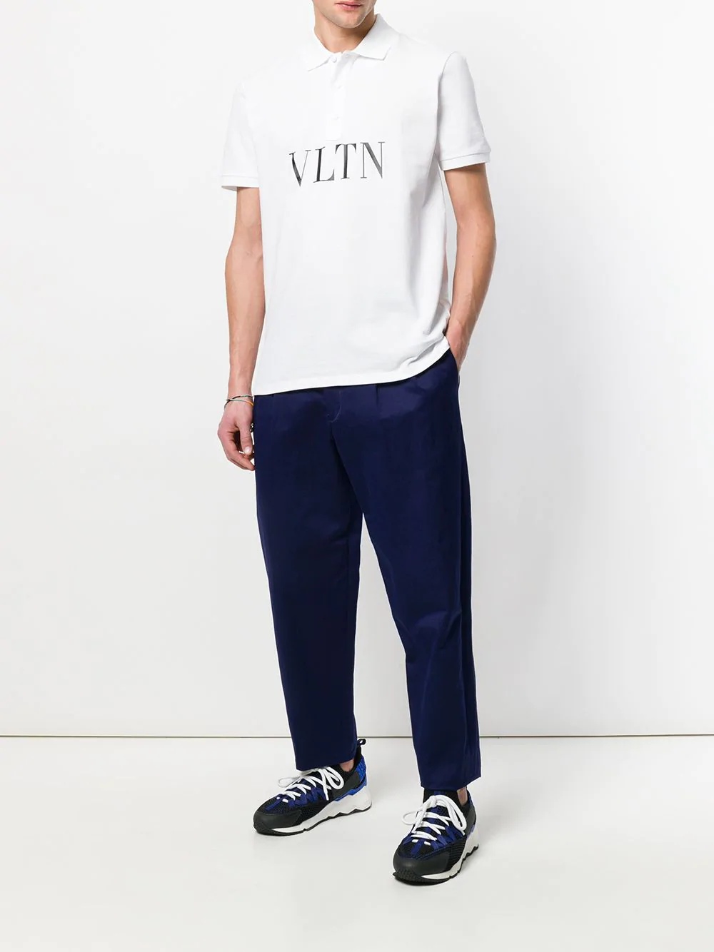 VLTN print polo shirt - 2