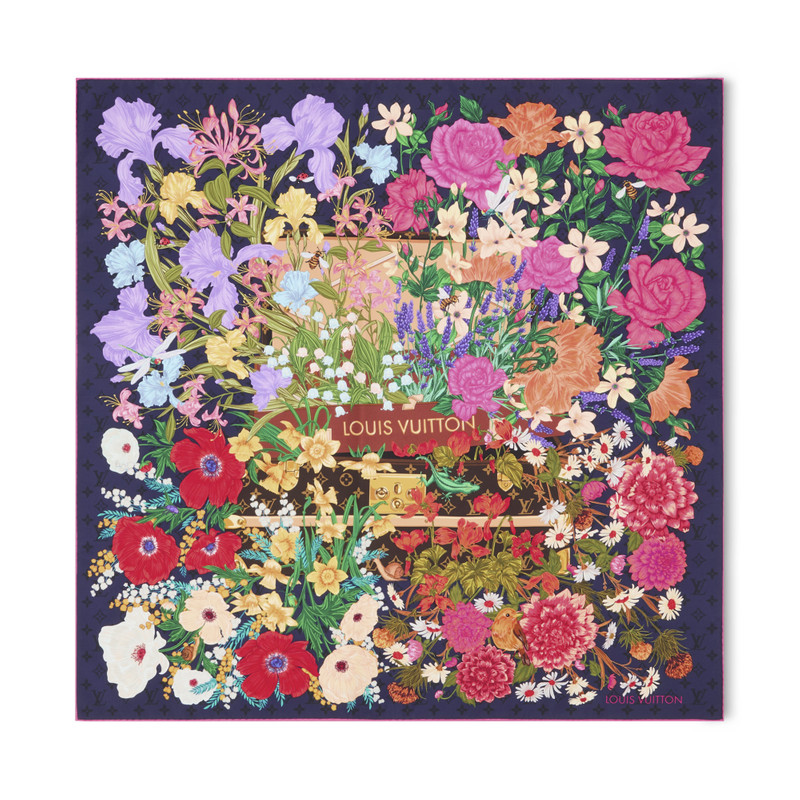 LV En Fleurs Square 90 1
