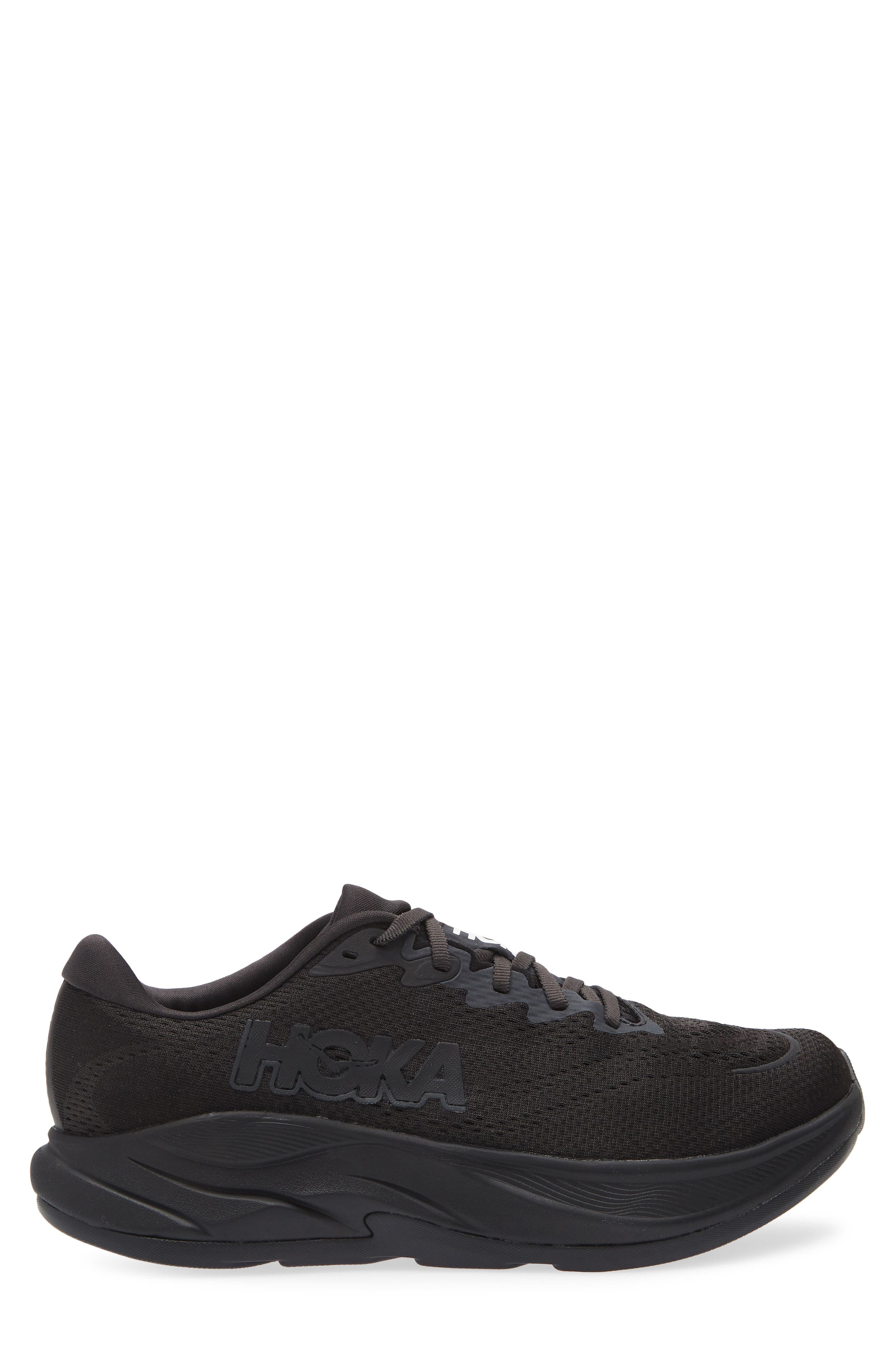 HOKA Rincon 4 Running Shoe in Black /Black at Nordstrom - 3
