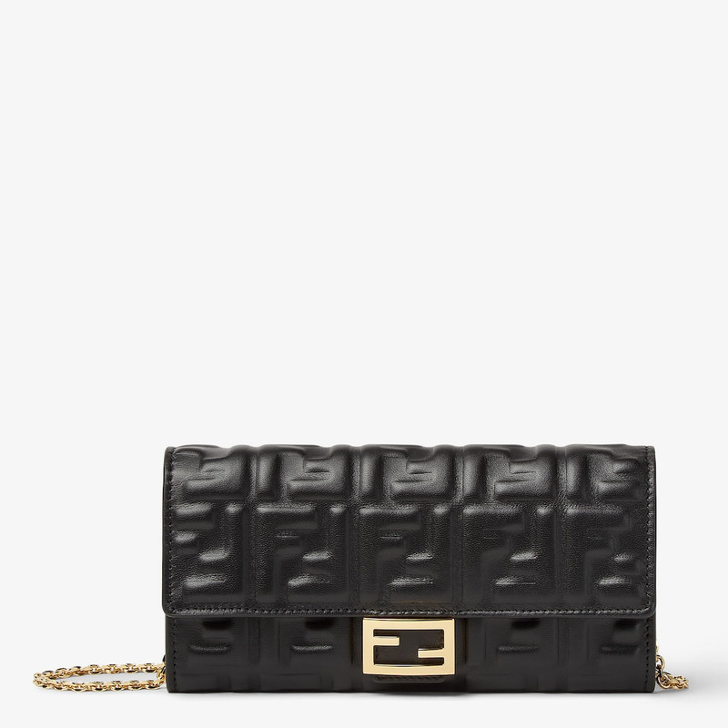 Black nappa leather wallet 1