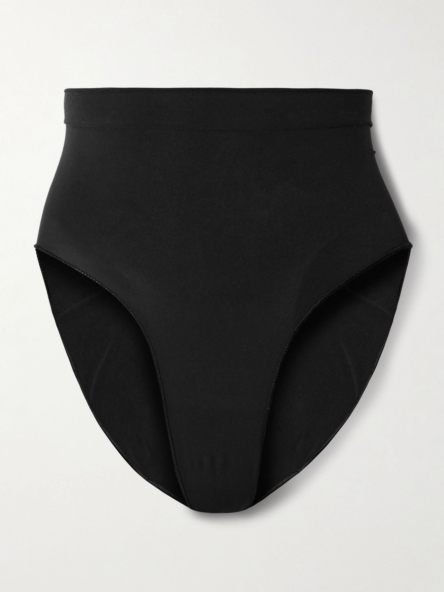 Seamless Sculpt Mid Waist Briefs - Onyx Black - 1