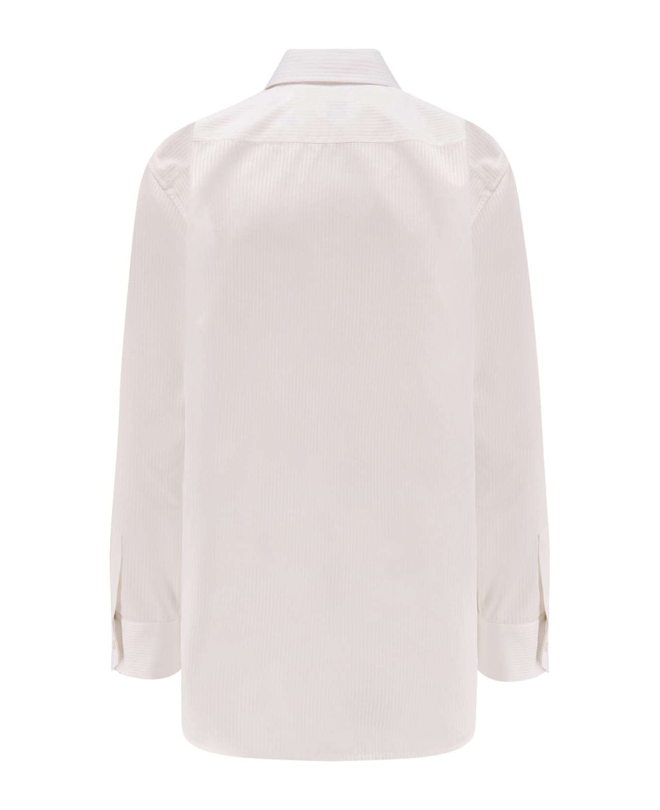 Certified Cotton Shirt With Cassandre Embroidery - 2