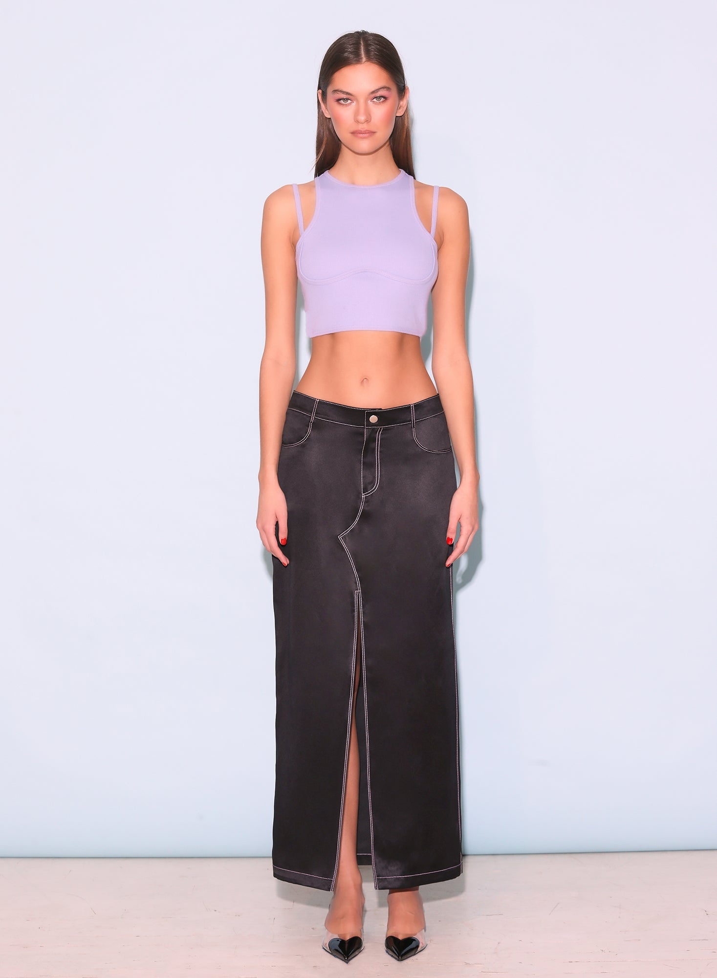 Strappy Ribbed Tank - 5